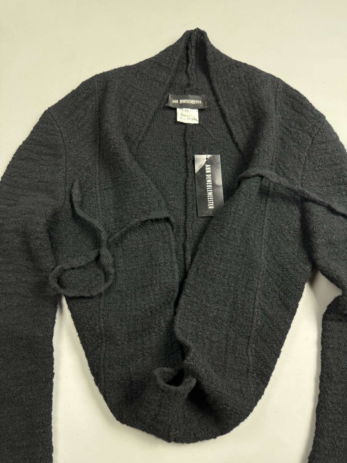 Ann Demeulemeester Ann Demeulemeester Boiled Knitted Wool Cape / Bolero Size 38 Size XS / US 0-2 / IT 36-38 - 7 Thumbnail