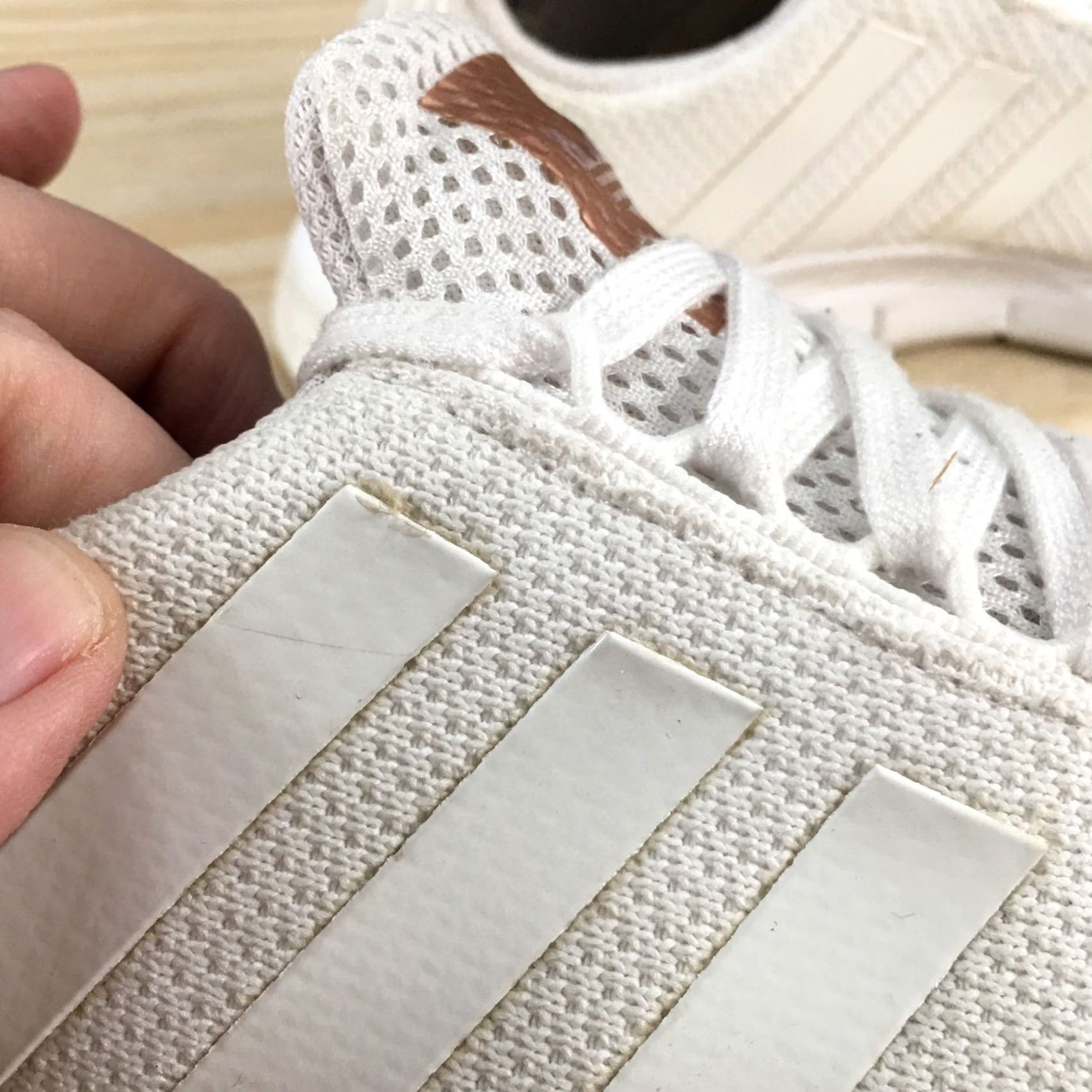 Adidas Adidas Swift Run X Womens Sneakers 8 White Knit Athletic Running Lightweight Size US 8 / IT 38 - 5 Thumbnail