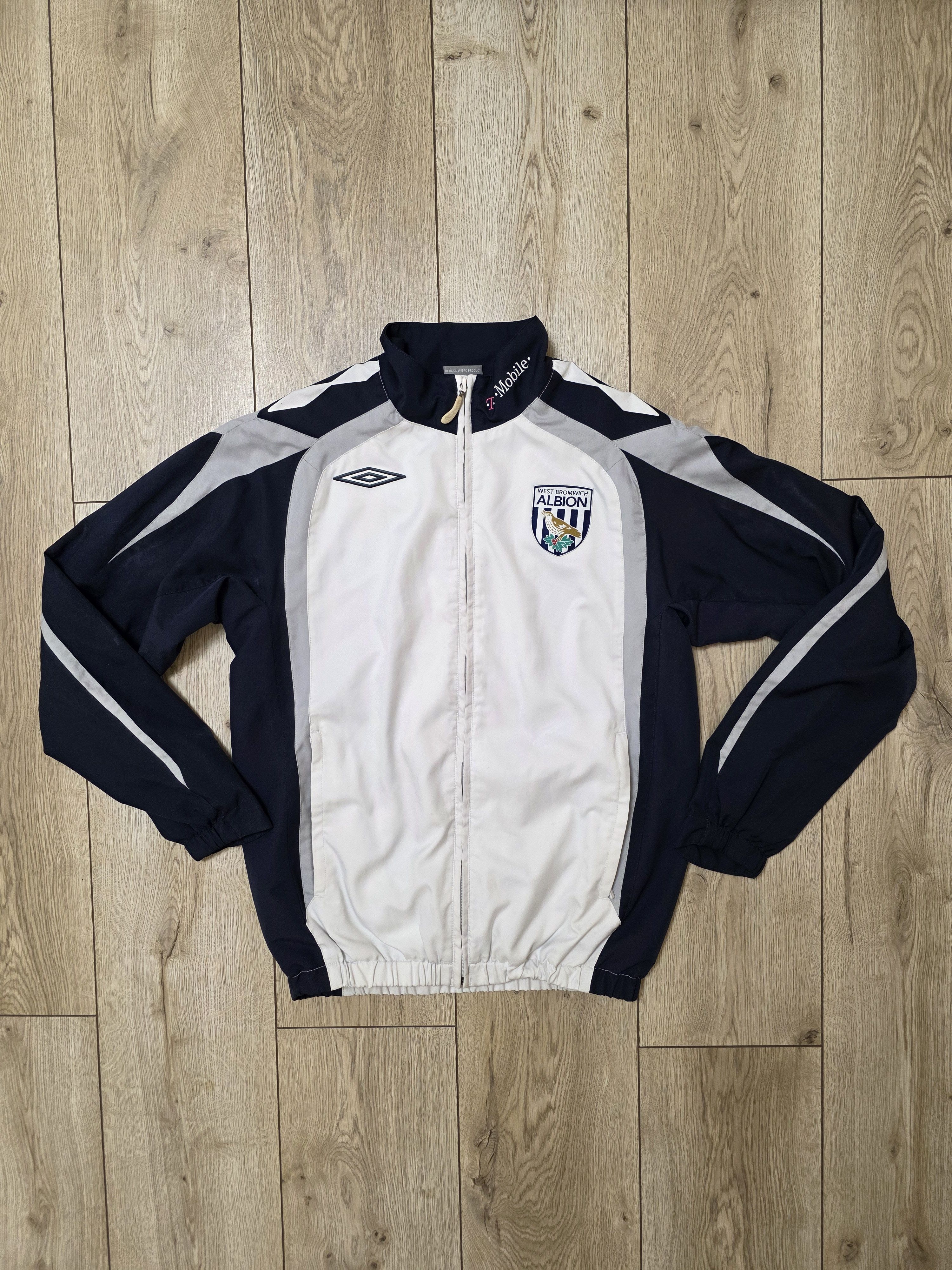 Umbro WEST BROMWICH ALBION VINTAGE FOOTBALL JACKET SOCCER JACKET Size US S / EU 44-46 / 1 - 1 Thumbnail