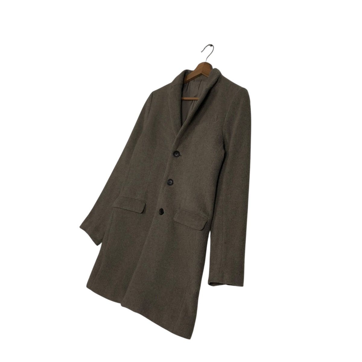 Japanese Brand 🔥RICH BROWN WOOL JACKET BUTTON STUDIOS JAPAN ISSEY MIYAKE Size US S / EU 44-46 / 1 - 4 Thumbnail