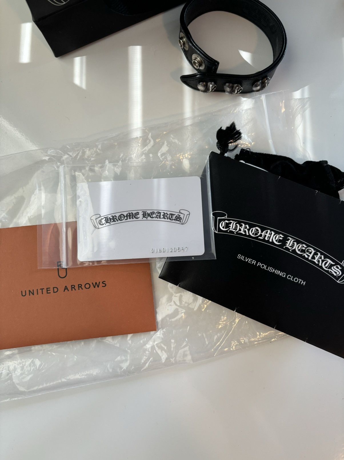 Chrome Hearts Chrome Hearts Leather Bracelet Size ONE SIZE - 5 Thumbnail