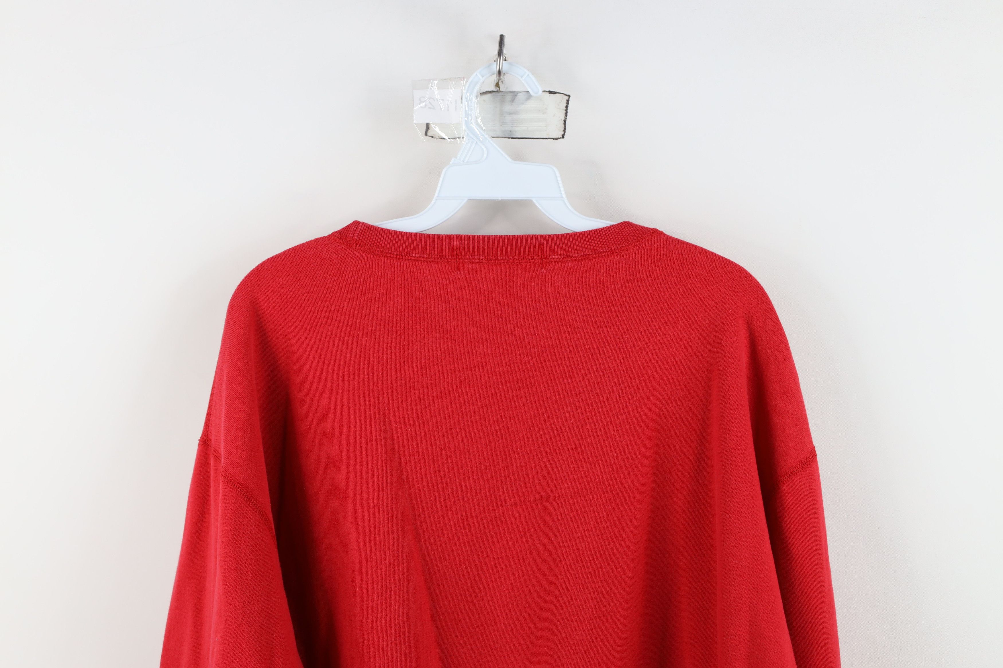Ralph Lauren Vintage 90s Ralph Lauren Faded Crewneck Sweatshirt Red Size US L / EU 52-54 / 3 - 9 Thumbnail