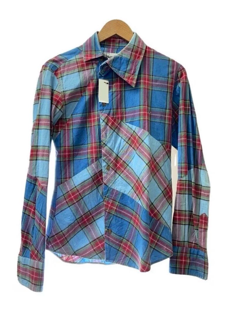 Vivienne Westwood Vivienne Westwood A slanted plaid shirt Size M / US 6-8 / IT 42-44 - 1 Thumbnail