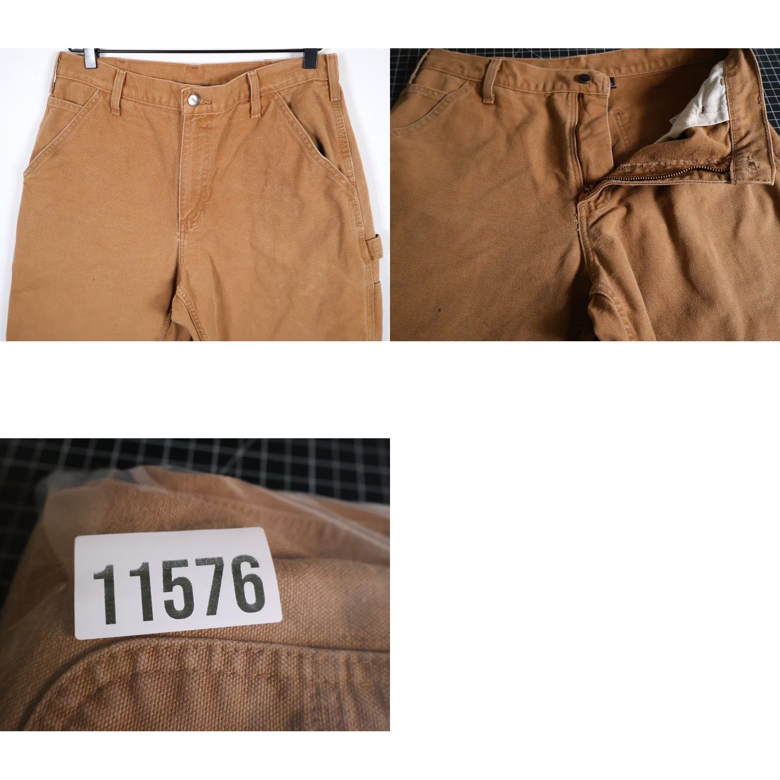 Carhartt Carhartt Pants Carhartt Canvas Carpenter Mens 31 x 28 Brown Distressed Workwear Casual Brown Mens 31x28 Size US 31 - 10 Thumbnail