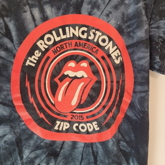 The Rolling Stones Rolling Stones 2015 Zip Code Tour Black Gray Tie Dye - S Size US S / EU 44-46 / 1 - 2 Thumbnail
