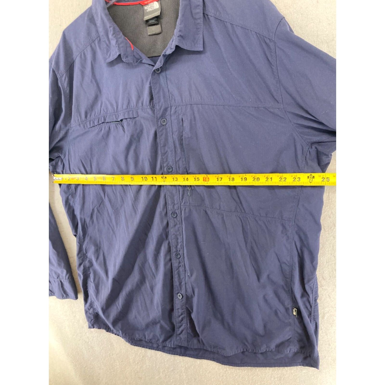 The North Face The North Face Outdoor Button-Up Shirt 2XL Blue Long Sleeve Mens Size US XXL / EU 58 / 5 - 2 Thumbnail