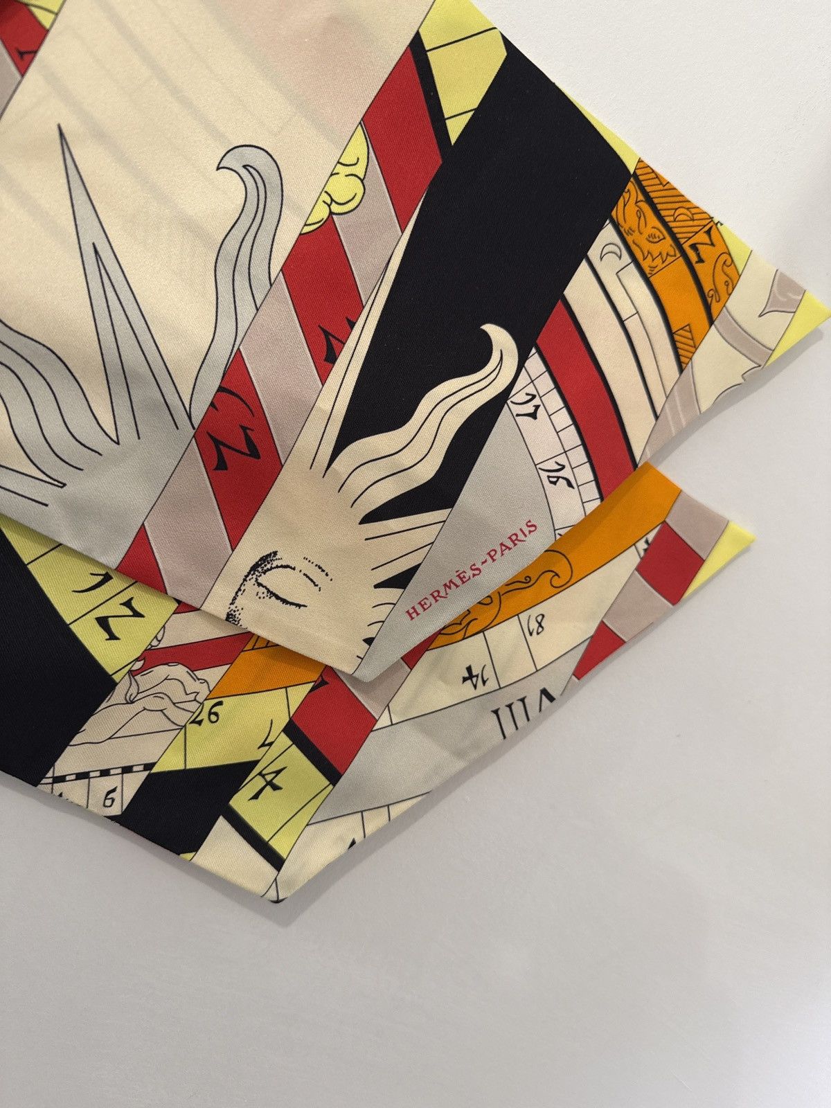 Hermes Hermès Silk Scarf – Patchwork Tape Measure Graphic Size ONE SIZE - 1 Thumbnail