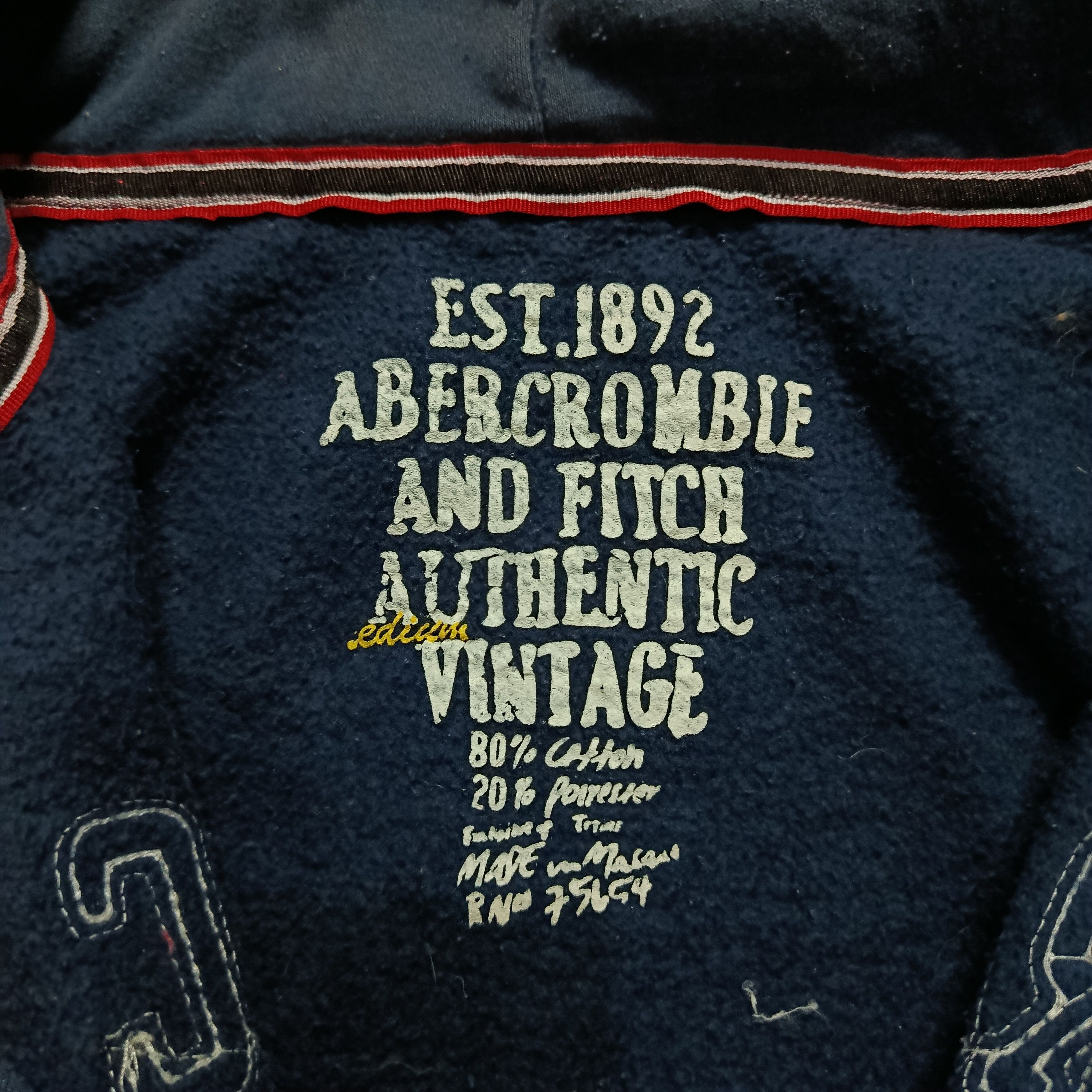Abercrombie & Fitch Vintage Abercrombie Collegiate Zip Hoodie Size US M / EU 48-50 / 2 - 5 Thumbnail