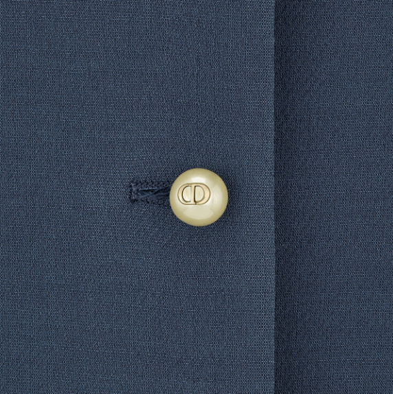 Dior o1w1db10925 421V54 Cropped Jacket in Blue Size XL / US 12-14 / IT 48-50 - 3 Thumbnail