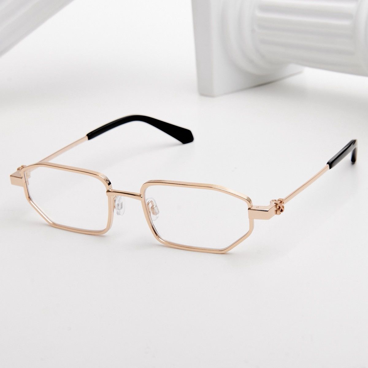 Off-White OFF WHITE STYLE 89 GOLD GLASSES Size ONE SIZE - 2 Thumbnail