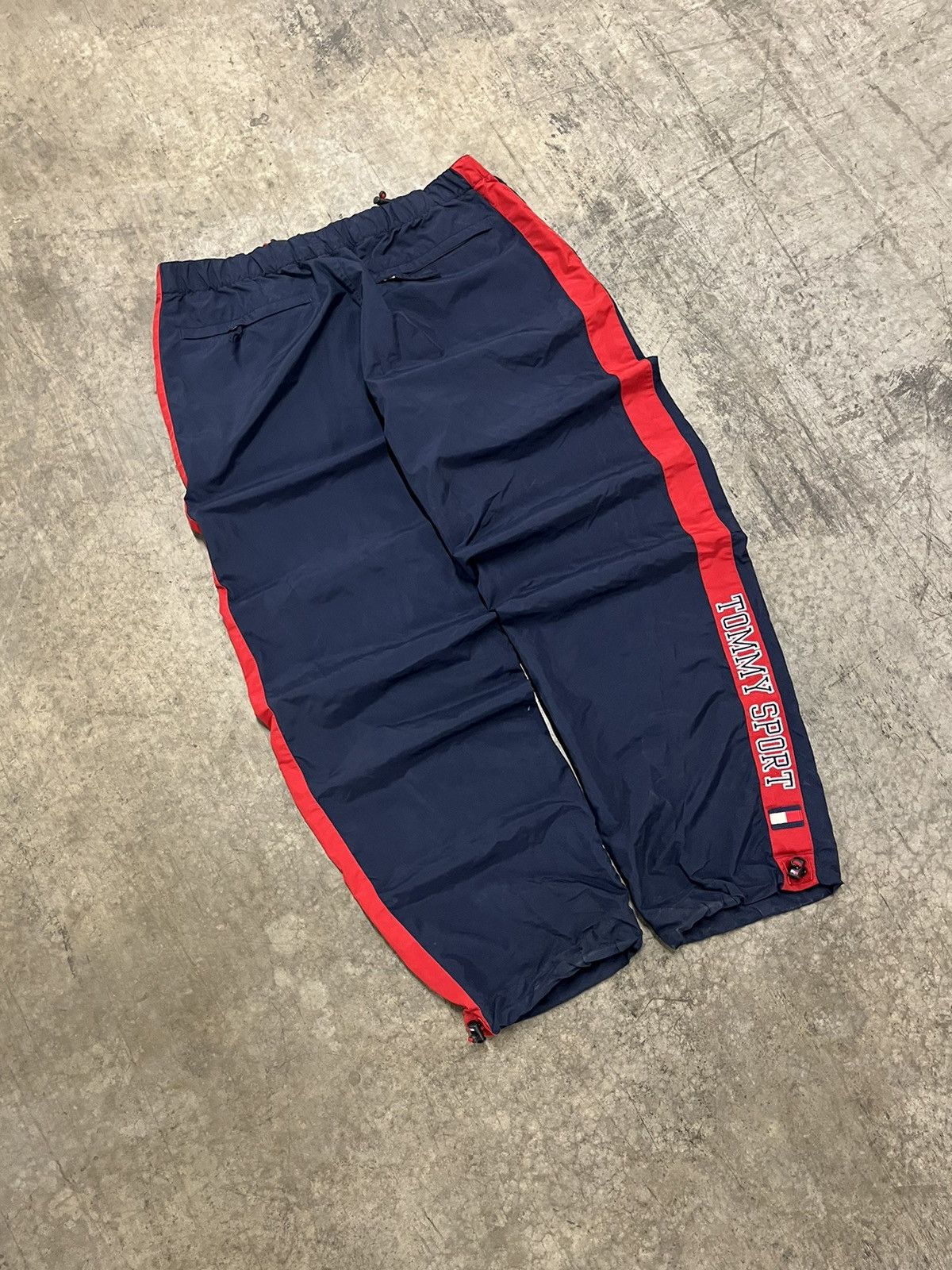 Tommy Hilfiger × Vintage Tommy Hilfiger vintage track pants baggy fit wide leg rare Size US 36 / EU 52 - 5 Thumbnail