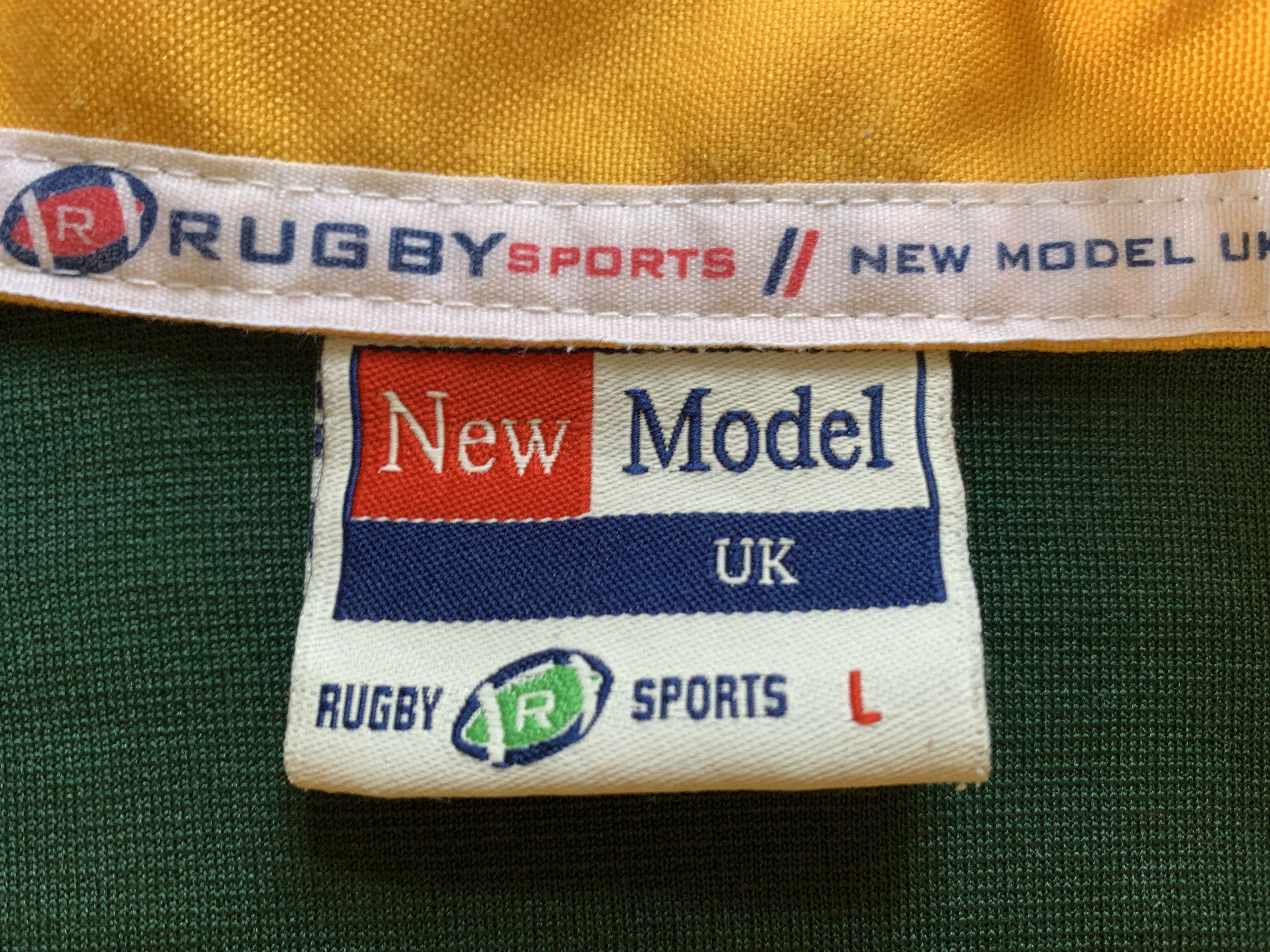 Vintage New Model South Africa Cotton Longsleeve Polo T Shirt Size US L / EU 52-54 / 3 - 6 Thumbnail