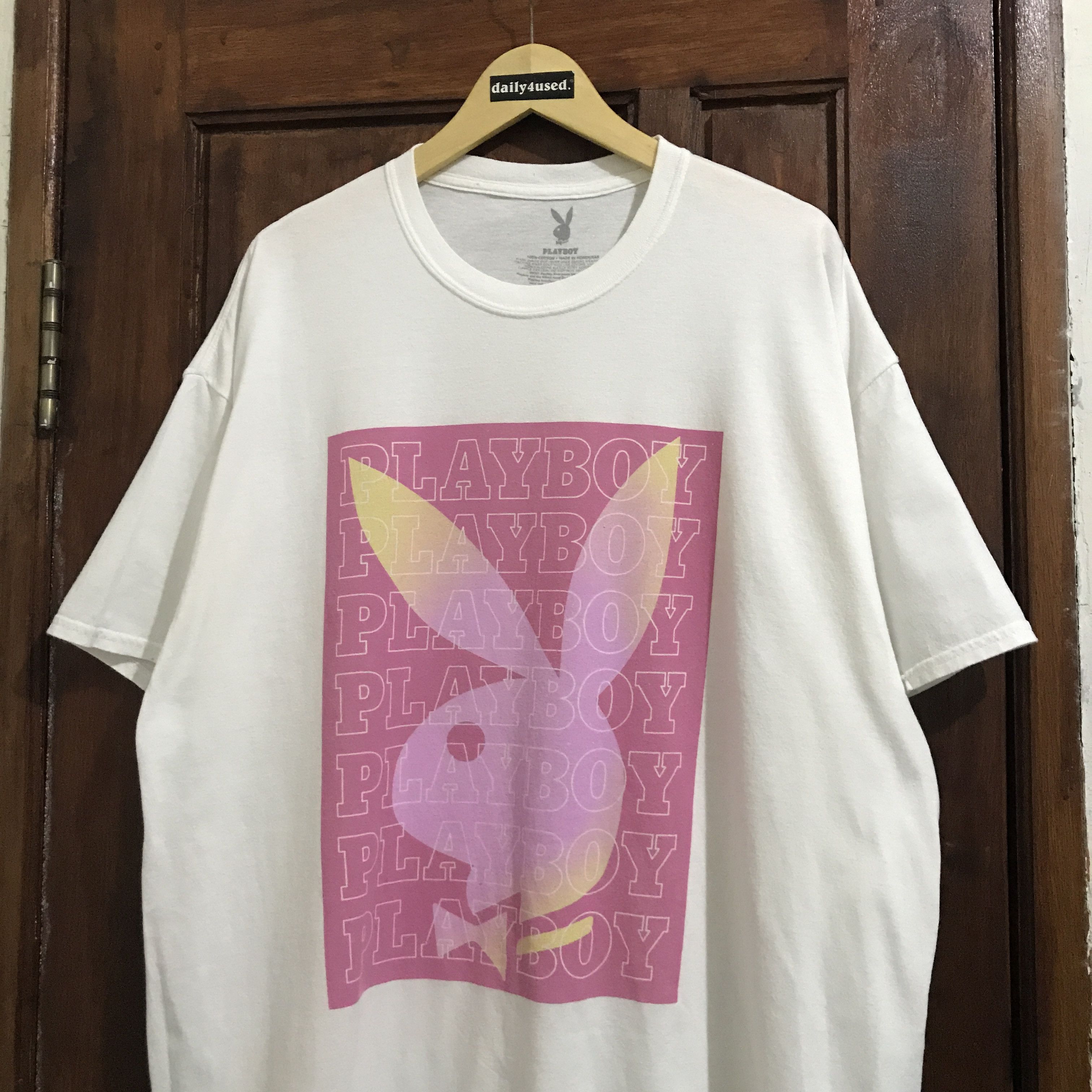 Playboy Playboy Bunny Big Logo T Shirt Size US XL / EU 56 / 4 - 2 Thumbnail