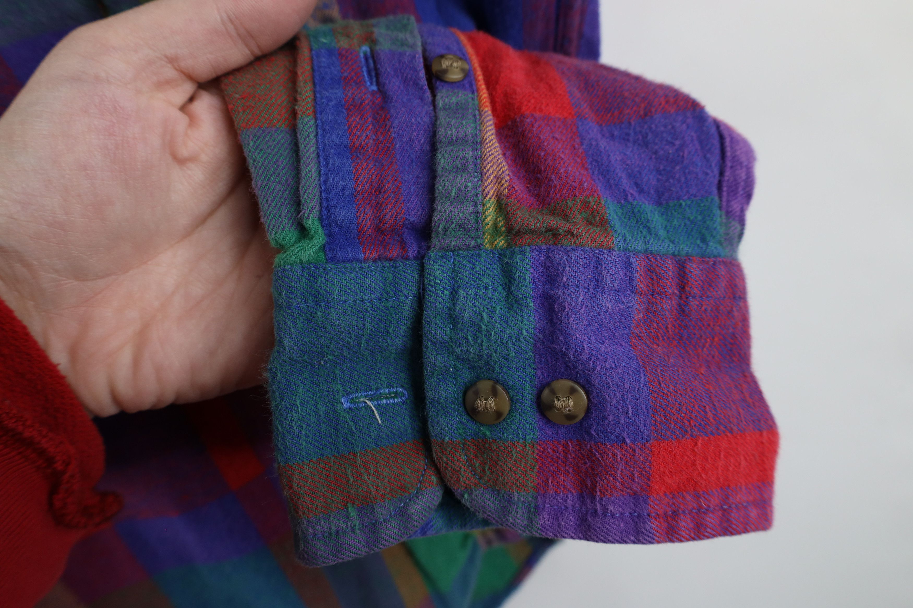 Vintage Vintage 90s Streetwear Plaid Flannel Button Down Shirt Size US M / EU 48-50 / 2 - 4 Thumbnail