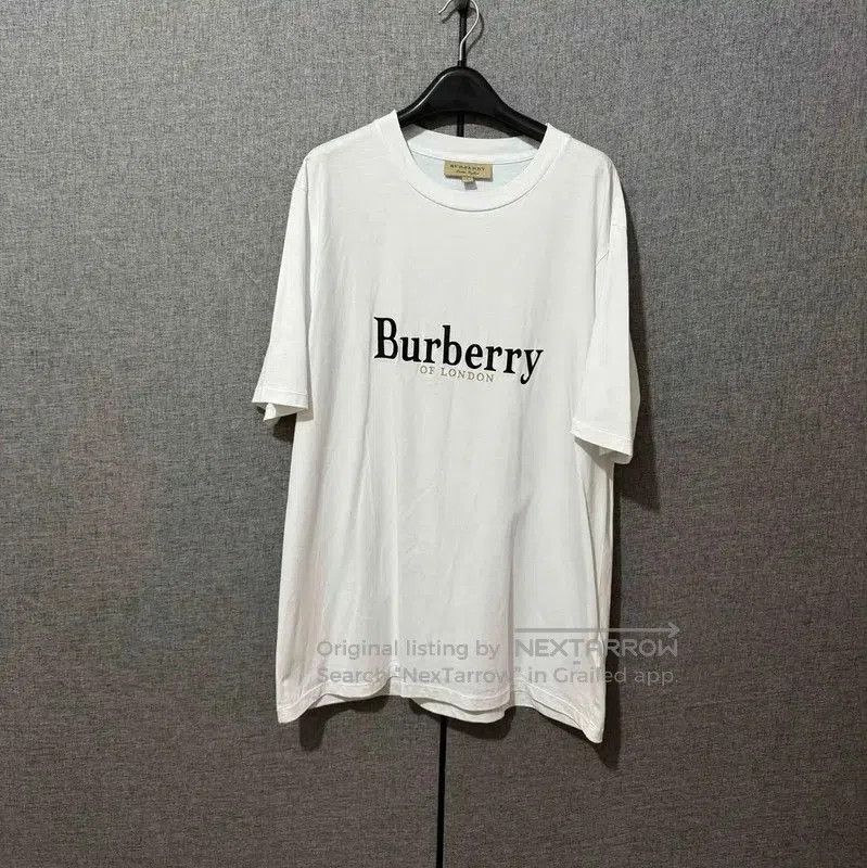 Burberry Burberry Men's White Cotton Logo T. Size US S / EU 44-46 / 1 - 1 Thumbnail