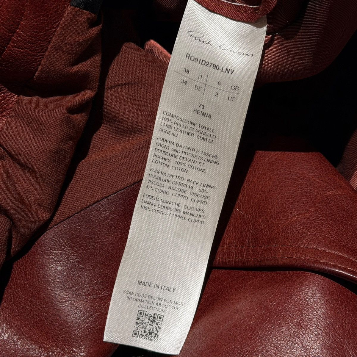 Rick Owens $3,500 Cropped leather biker jacket Size US S / EU 44-46 / 1 - 5 Thumbnail