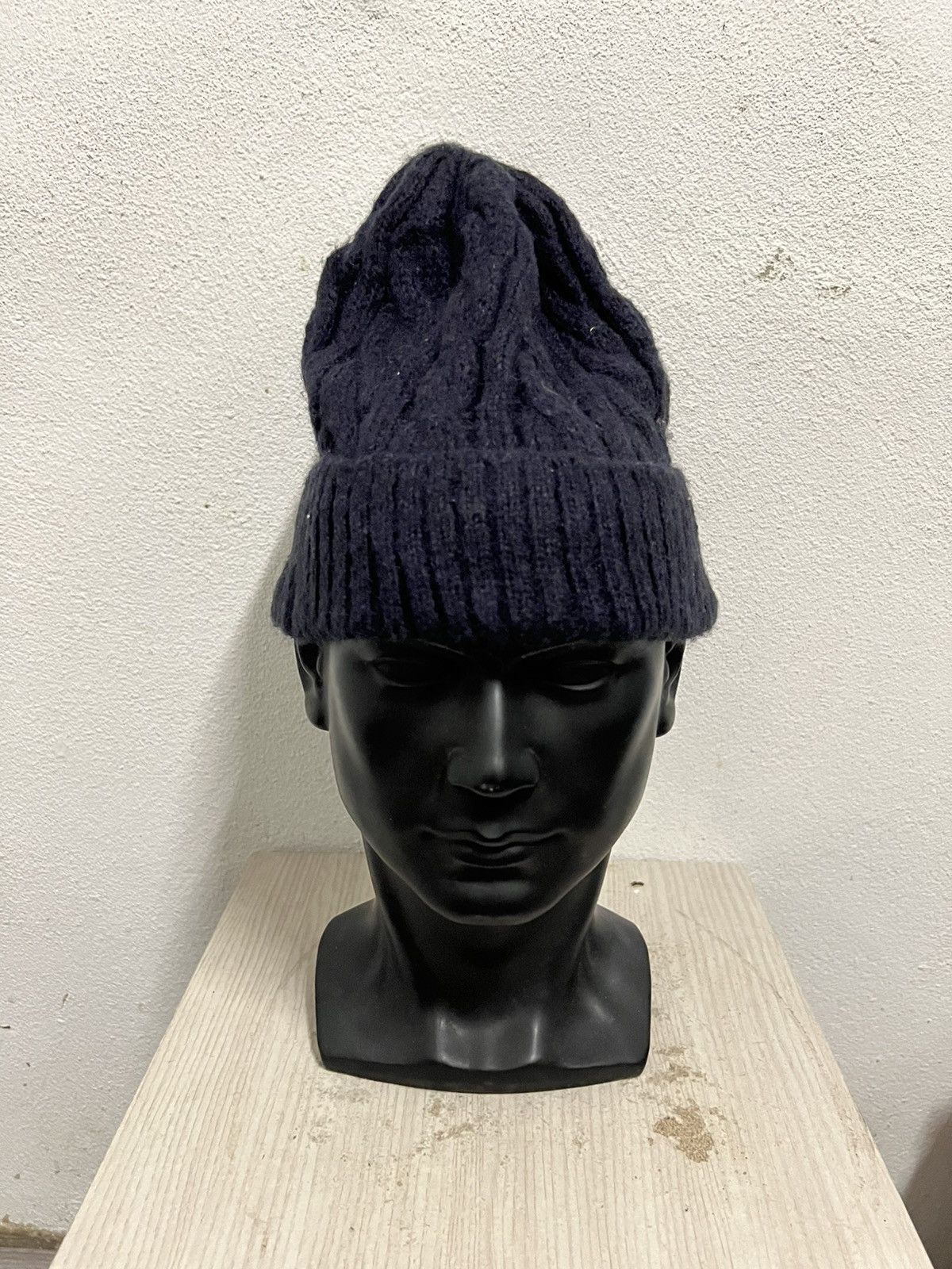 Japanese Brand Japanese Brand Global Work Plain Beanie Hat Size ONE SIZE - 2 Thumbnail