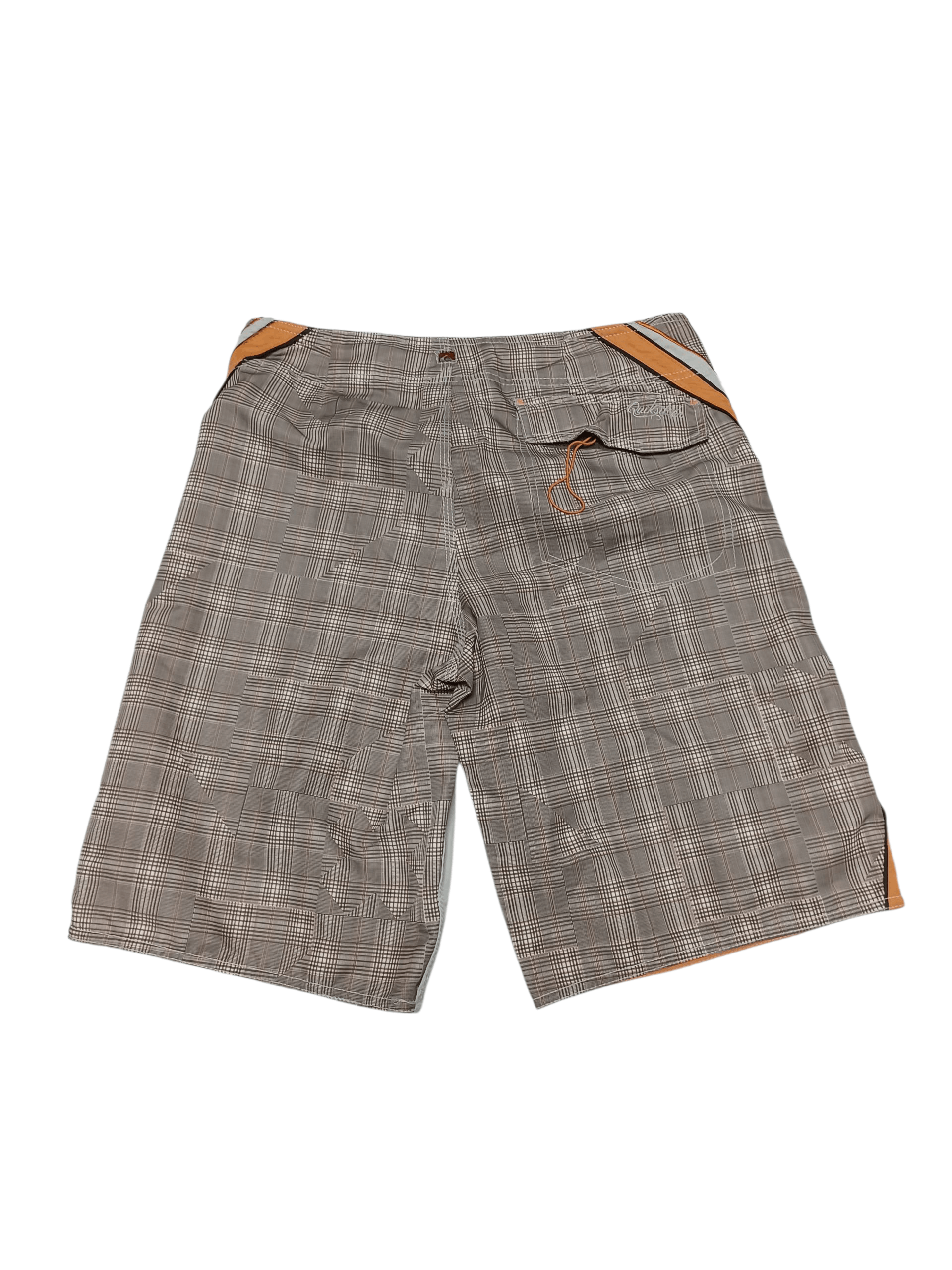 Quiksilver QUIKSILVER VINTAGE SURF STYLE EMBROIDERED LOGO SHORTS Size US 32 / EU 48 - 2 Thumbnail