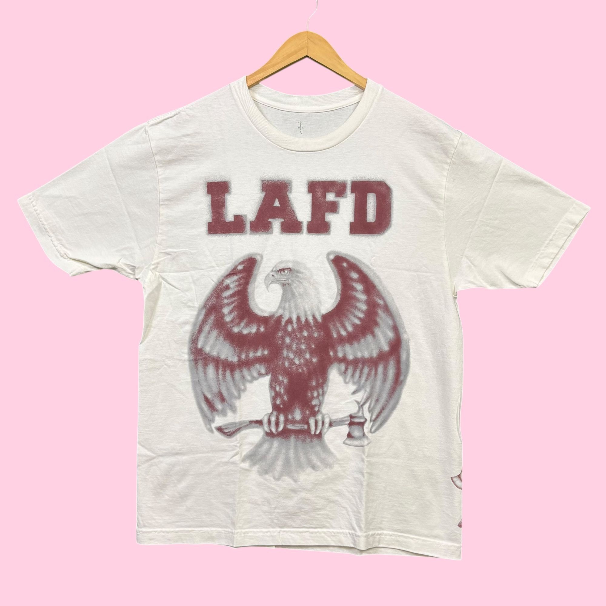 Travis Scott x LAFD Wildfire Fund Cactus Jack Hip-Hop Tee L