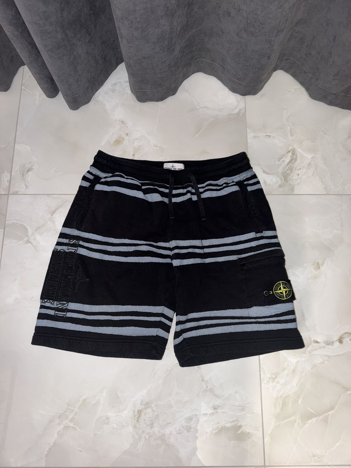 Stone Island × Supreme Stone Island x Supreme Shorts | Grailed