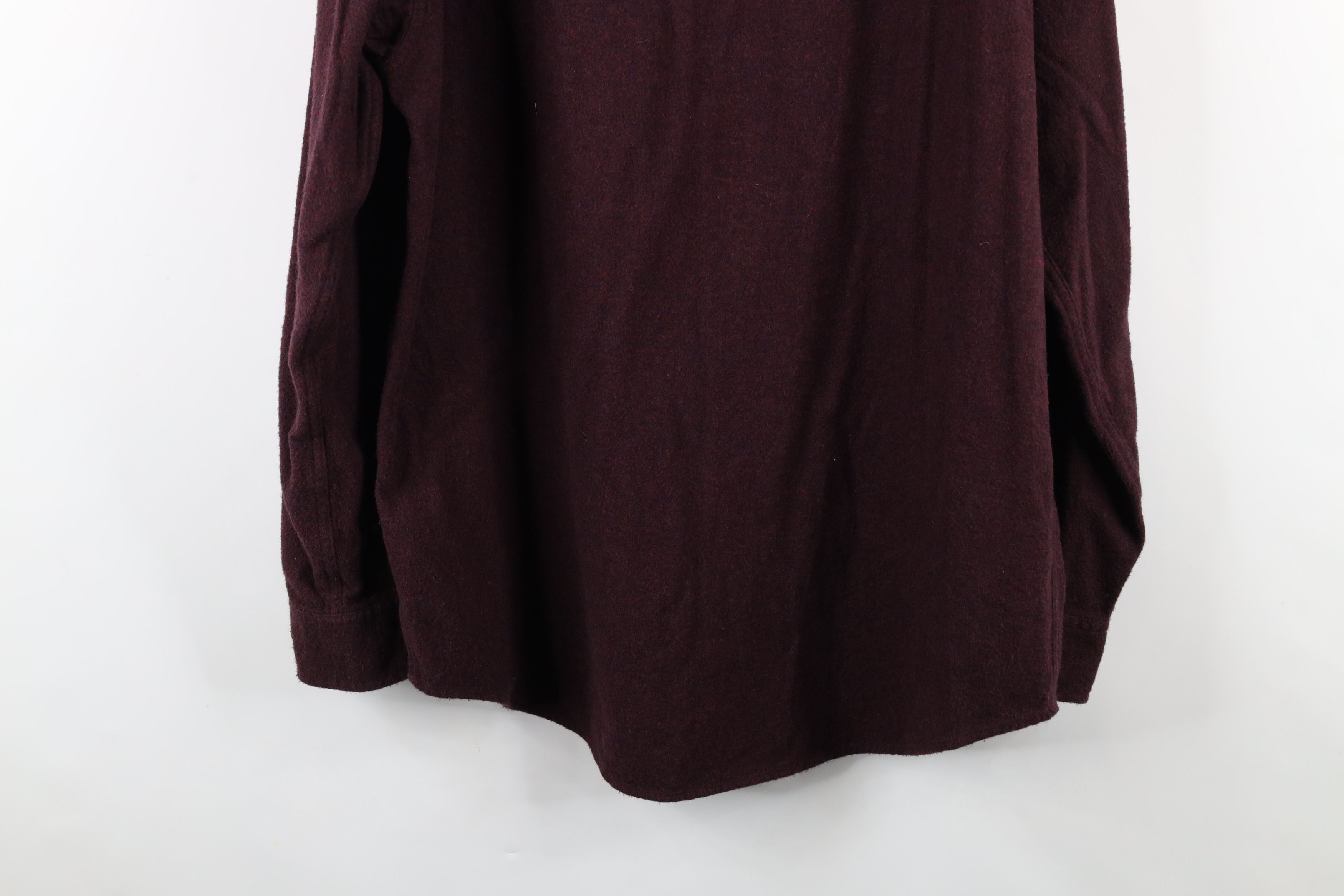 Vintage Vintage 90s Streetwear Cloth Collared Button Shirt Purple Size US L / EU 52-54 / 3 - 12 Thumbnail