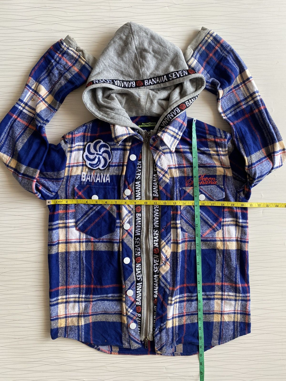 Banana Republic × Vintage BANANA SEVEN DOUBLE LAYER FLANER HOODIE Size US M / EU 48-50 / 2 - 15 Thumbnail