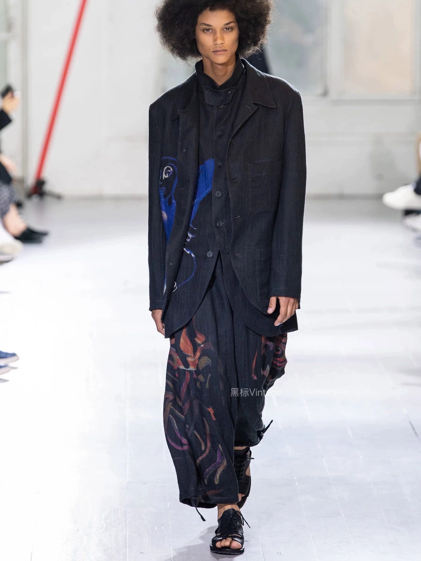 Yohji Yamamoto Yohji Yamamoto 20SS Vtg Linen Prntd Balloon Pants Size US 32 / EU 48 - 1 Thumbnail