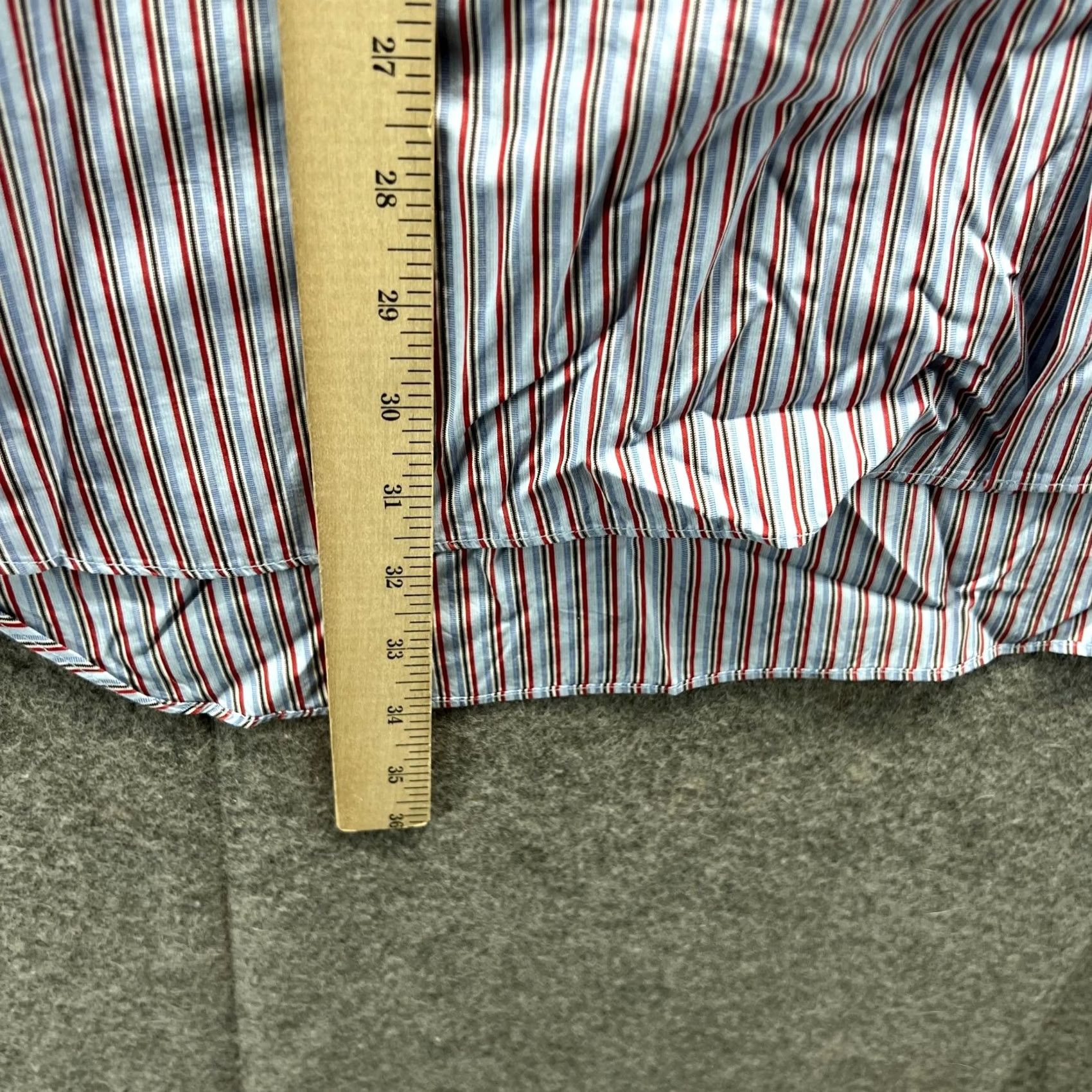 Pinko VINTAGE Pink Shirt Men 17 35 Striped Button-Up Casual Dress Collared Long Sleeve Blue White Red Cotton PINK Shirt Mens Regular Size 17 35 Size US XL / EU 56 / 4 - 6 Thumbnail