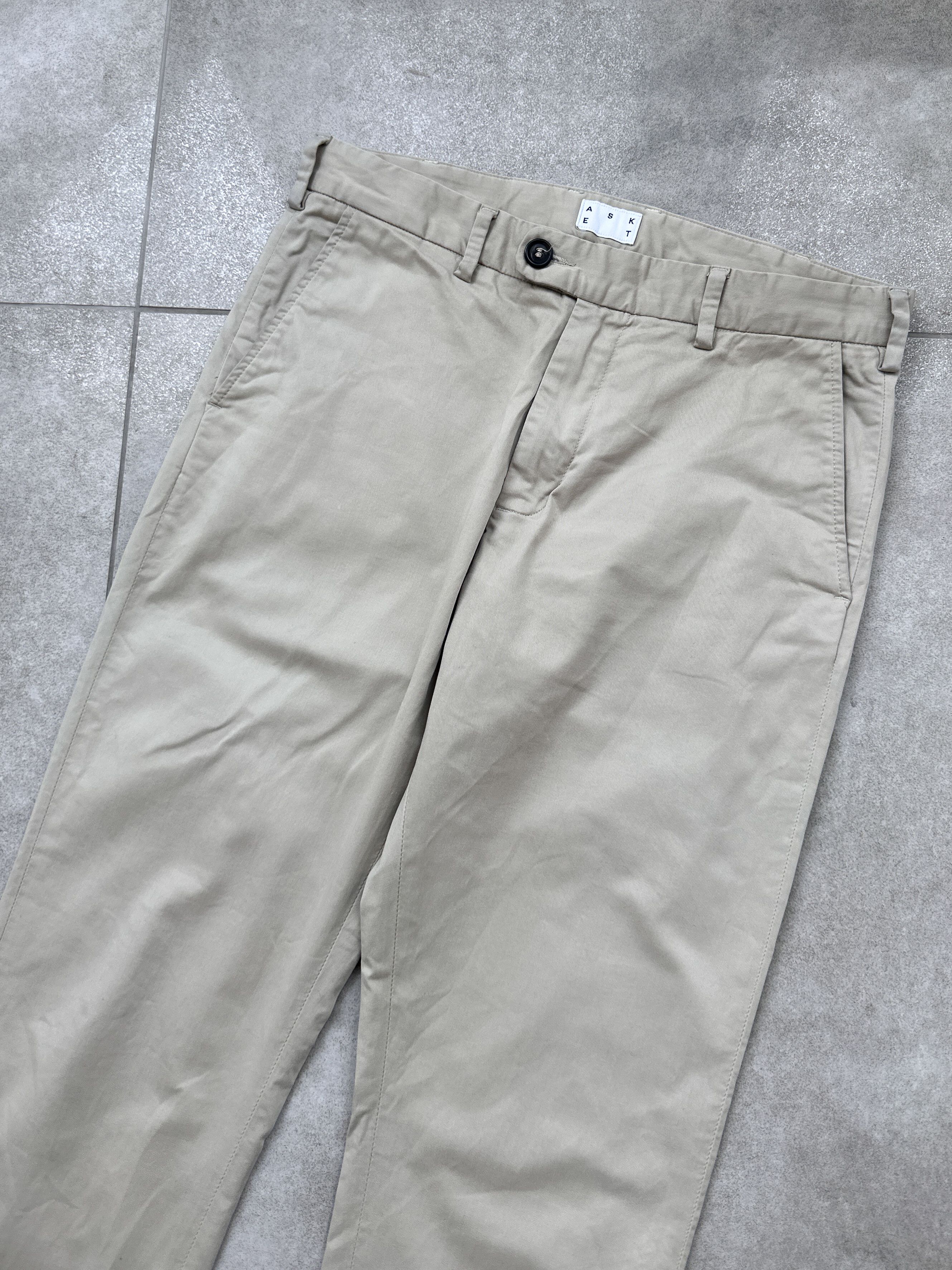 Asket Asket Beige Pants Trousers Size 30" / US 8 / IT 44 - 3 Thumbnail