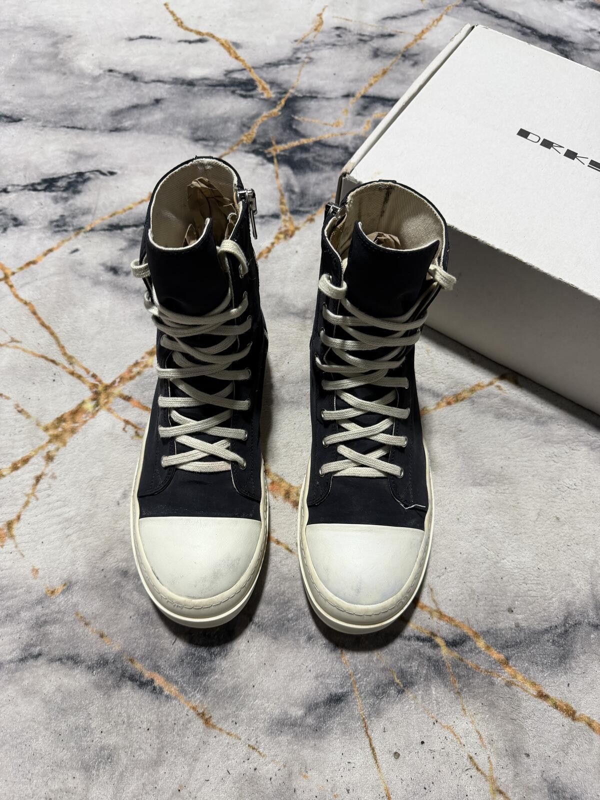 Rick Owens Rick Owens DRKSHDW Nylon Highs Black - Sz 10M Size US 10 / EU 43 - 2 Thumbnail