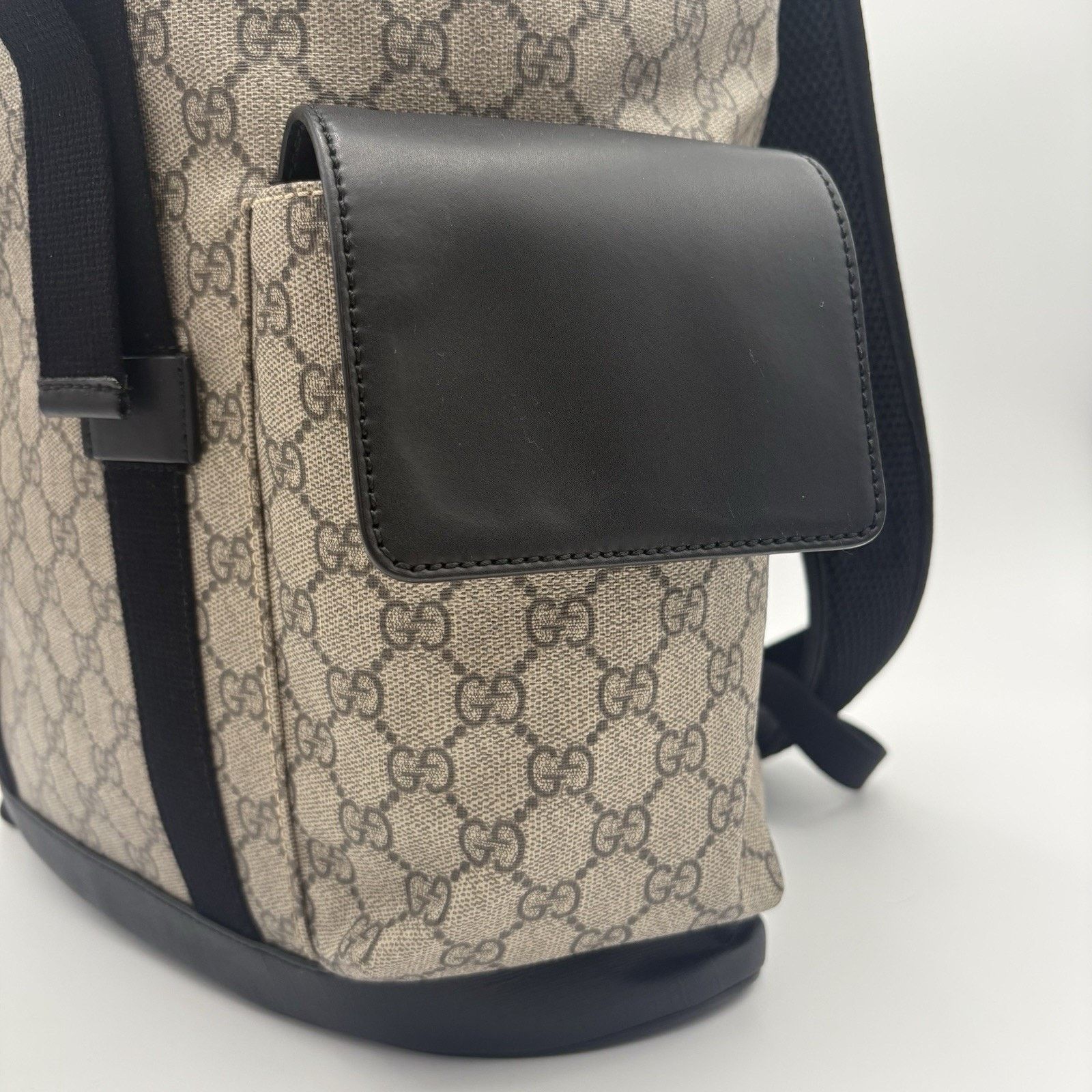 Gucci Gucci Soft Monogram GG Supreme Backpack ' Black Brown 'GREAT Size ONE SIZE - 9 Thumbnail