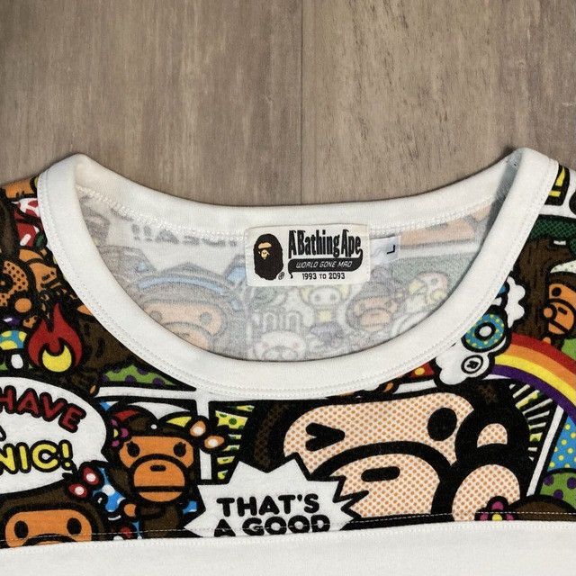 Bape BAPE Comic Milo T-shirt a bathing ape NIGO Size US L / EU 52-54 / 3 - 4 Thumbnail