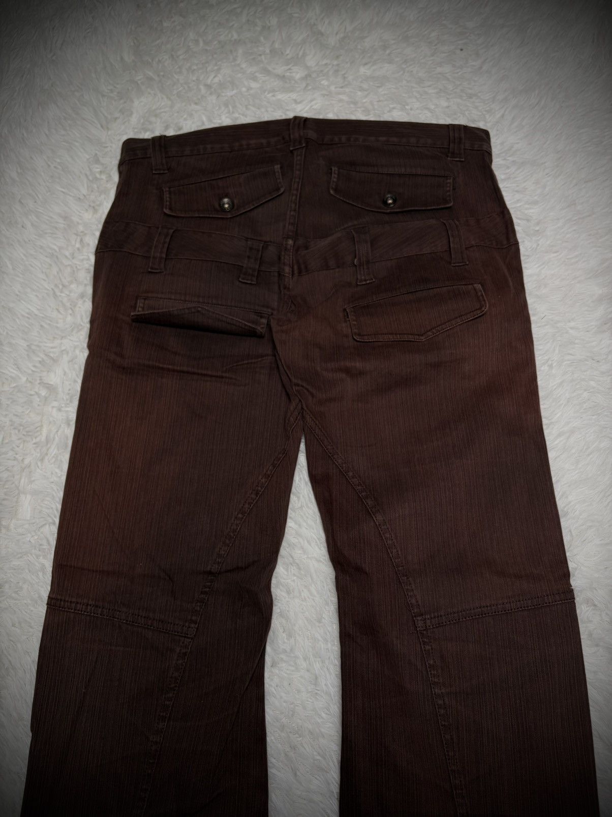 Japanese Brand Semantic Design double waist twisted flared jeans Size US 34 / EU 50 - 5 Thumbnail