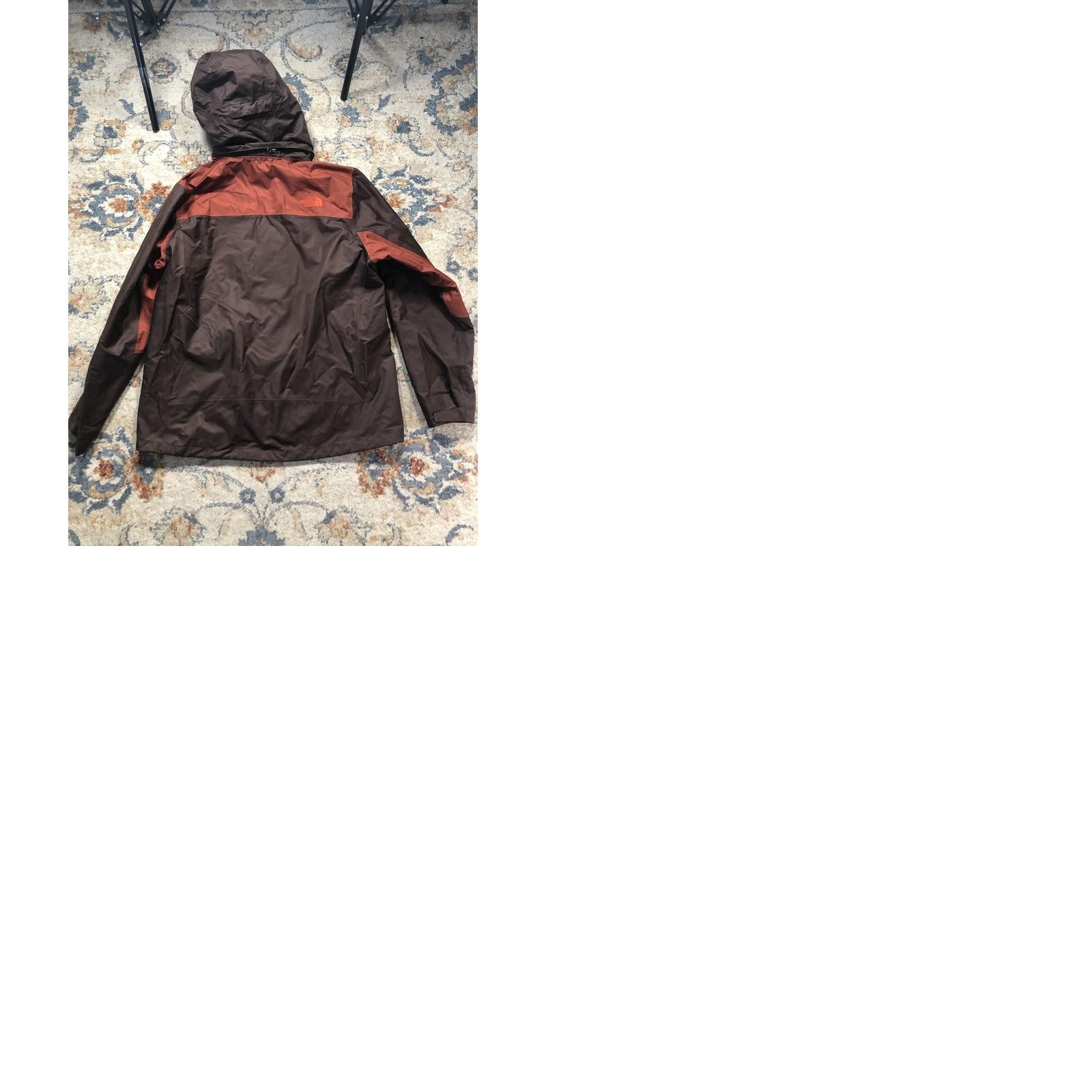The North Face The North Face Jacket Mens Large Brown Orange Hooded Ski Insulated Full Zip Brown Orange Colorblock Mid-Length Pockets Zip Adventure Mens L/G Size US L / EU 52-54 / 3 - 9 Thumbnail