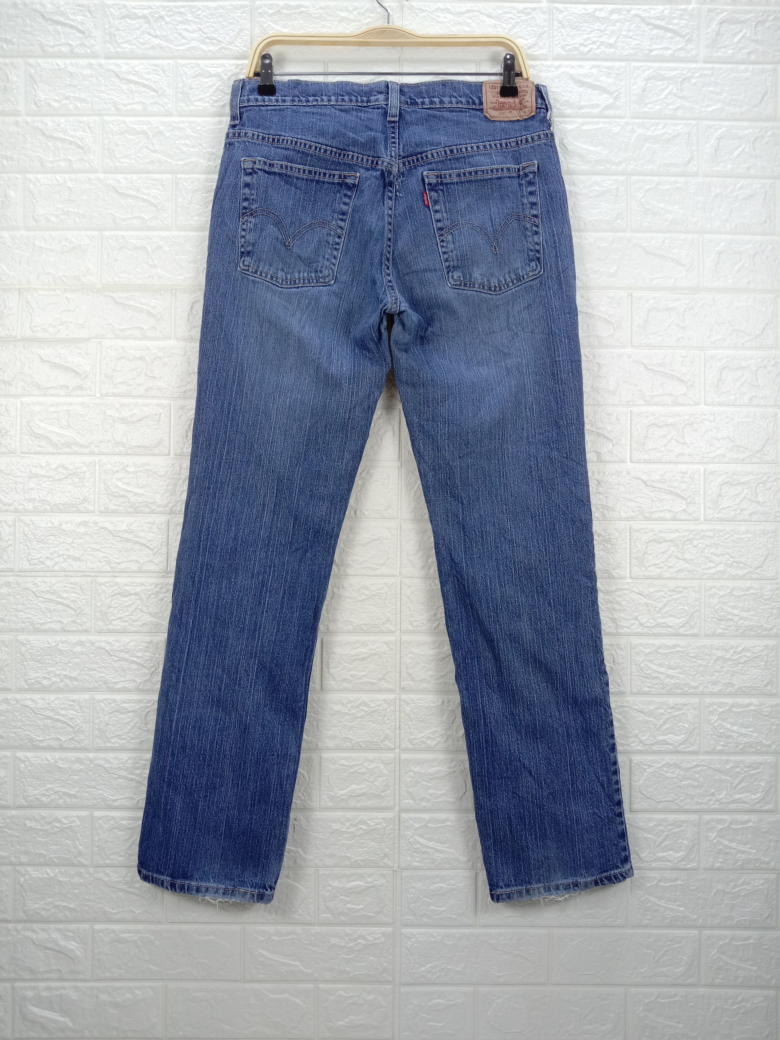 Levi's Vintage Levi's 505 Jeans Nouveau Low Straight Denim Size 31" - 5 Thumbnail