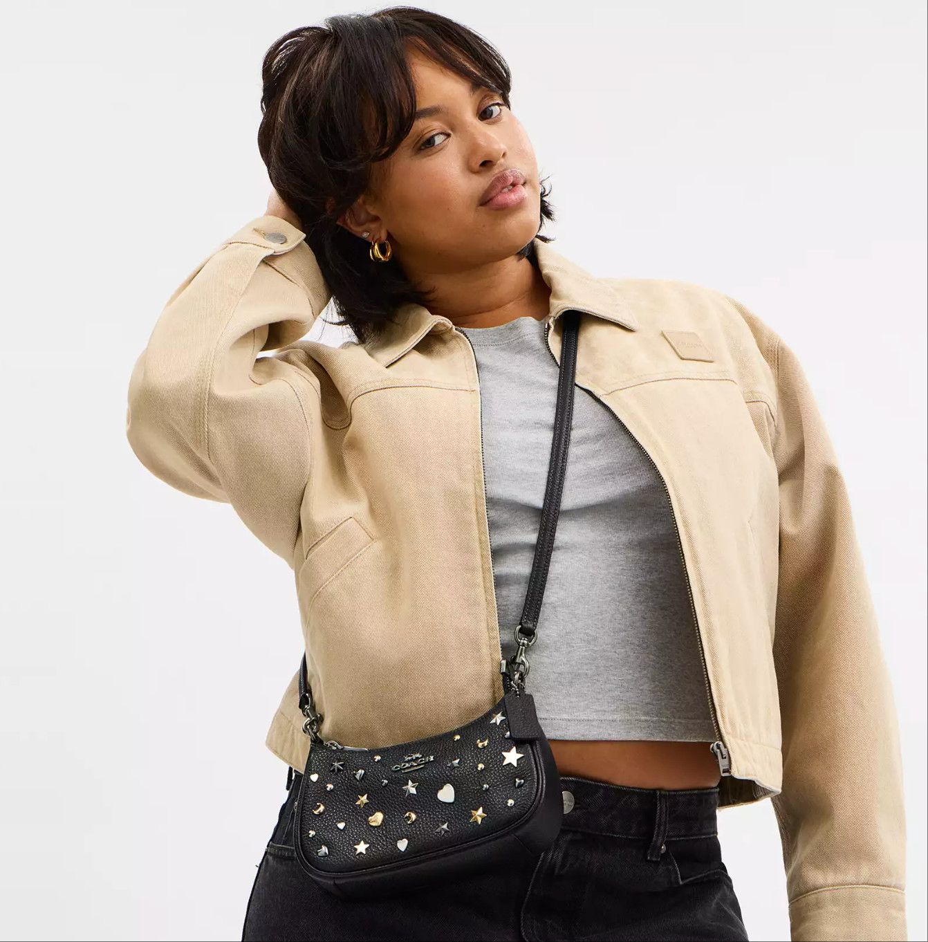 Coach Teri Mini Crossbody Bag With Rivets CCE44 Size ONE SIZE - 10 Thumbnail