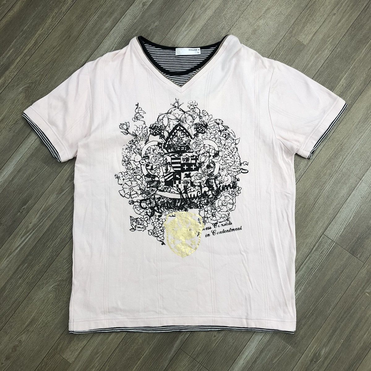14th Addiction × Affliction × If Six Was Nine Y2K Excuse Poem Gothic Grunge Punk Skulls Style Tee Size US L / EU 52-54 / 3 - 1 Thumbnail