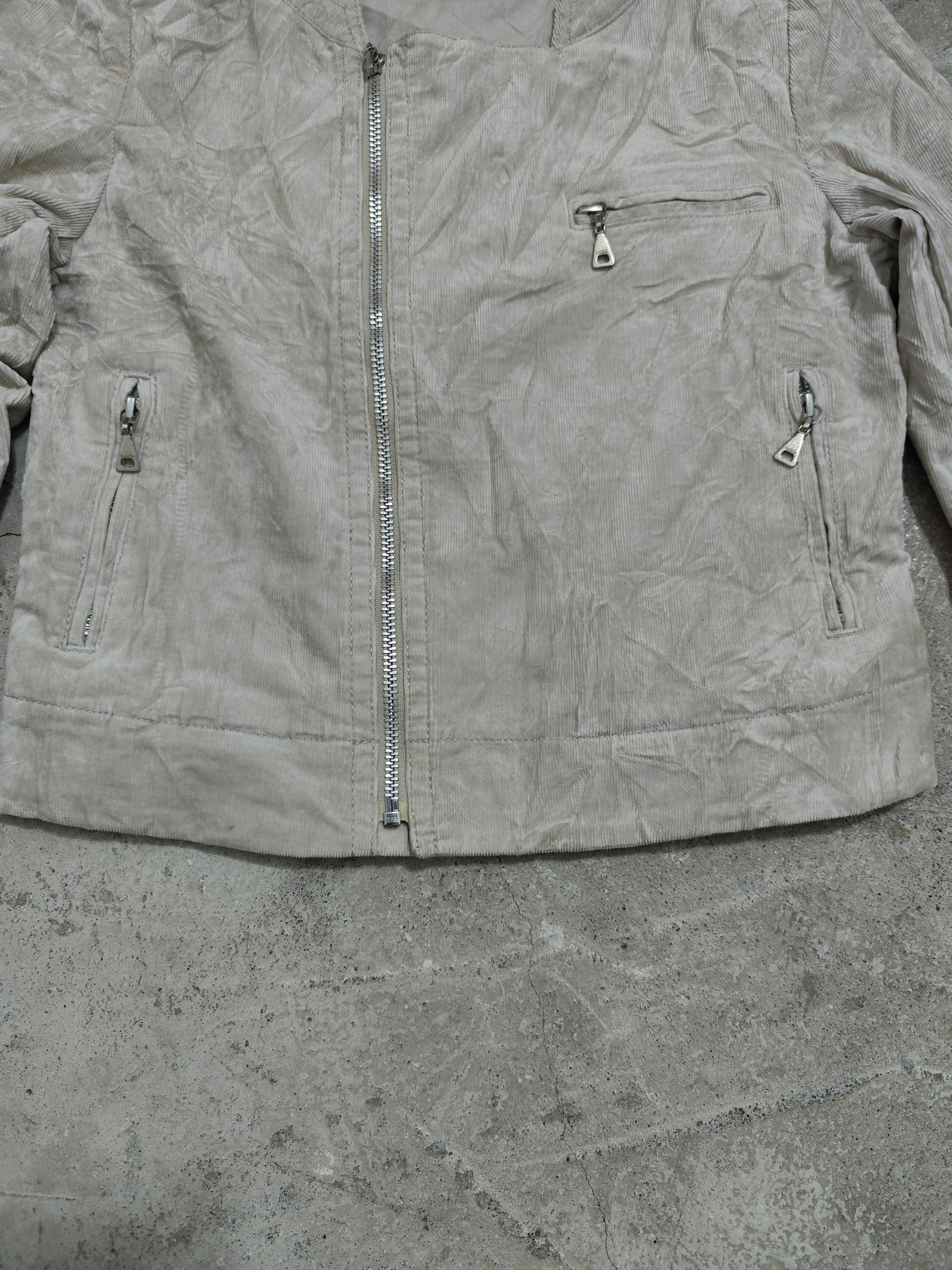 Yohji Yamamoto Vintage Ined By Yohji Yamamoto Corduroy asymmetrical jacket Size US S / EU 44-46 / 1 - 5 Thumbnail