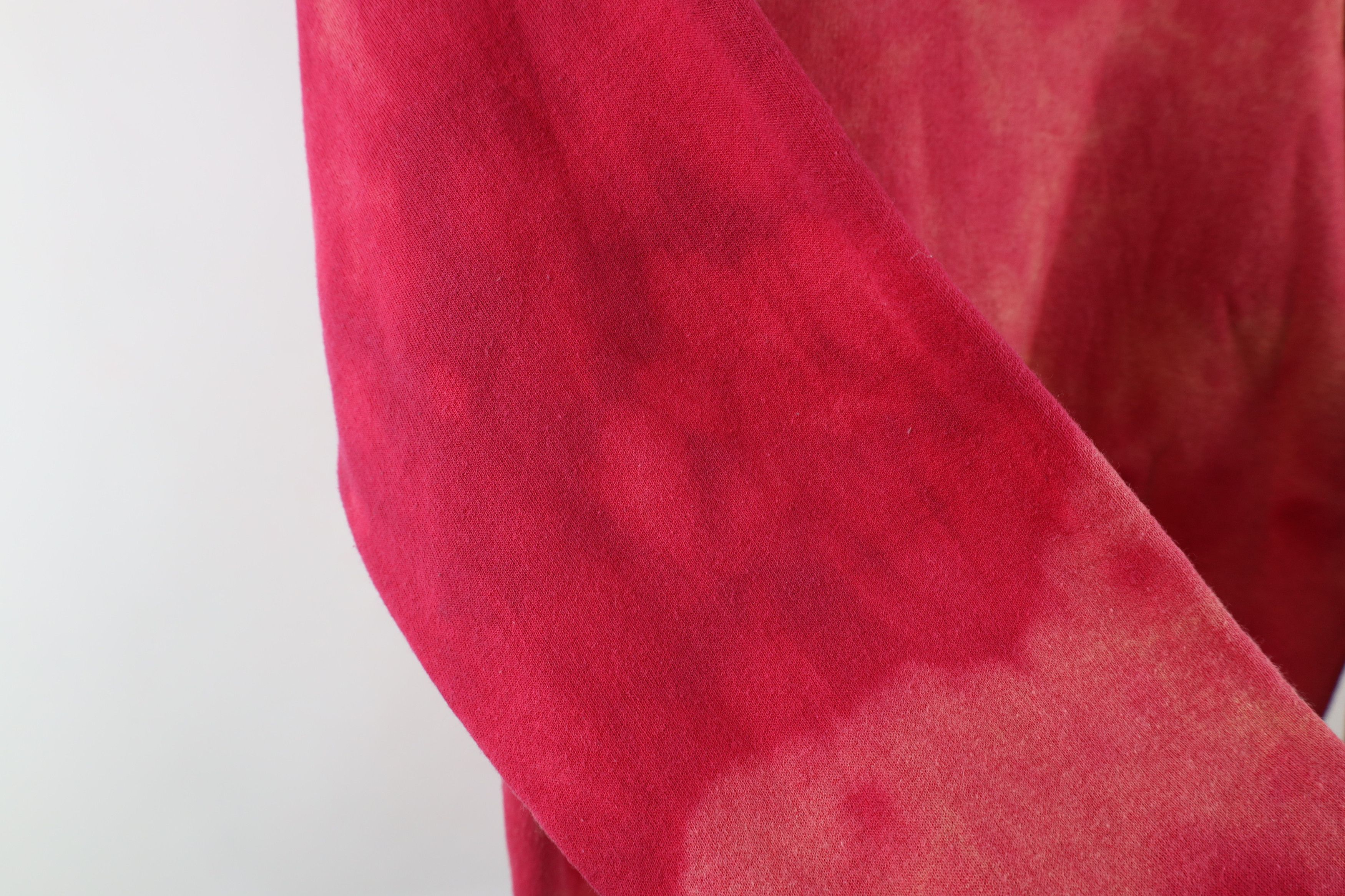 Vintage Vintage 90s Streetwear Acid Wash Crewneck Sweatshirt Red Size S / US 4 / IT 40 - 5 Thumbnail