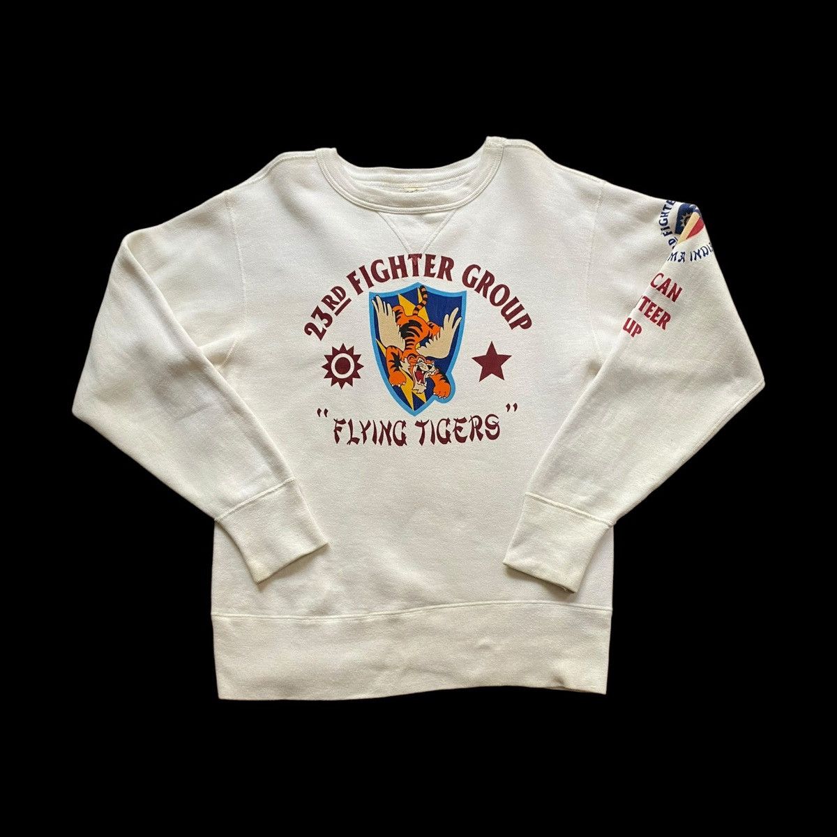 Buzz Rickson's × Japanese Brand × Toyo Enterprises Buzz Rickson's Sweatshirt Toyo Enterprise Flying Tigers USAF Size US M / EU 48-50 / 2 - 2 Thumbnail