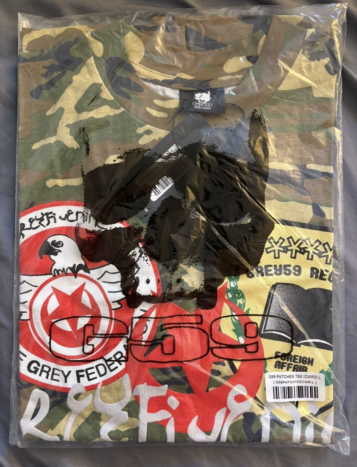 G59 Records G59 PATCHES TEE (CAMO) L Size US L / EU 52-54 / 3 - 2 Thumbnail