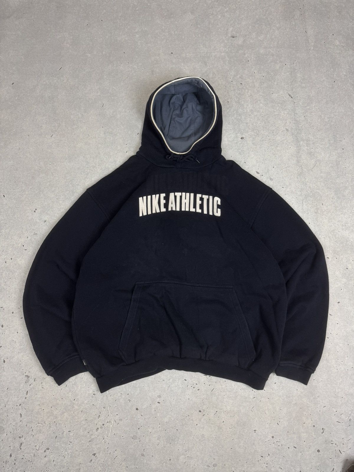 Nike Vintage Nike Athletic Spell Out Hoodie Y2K Size US XXL / EU 58 / 5 - 1 Thumbnail