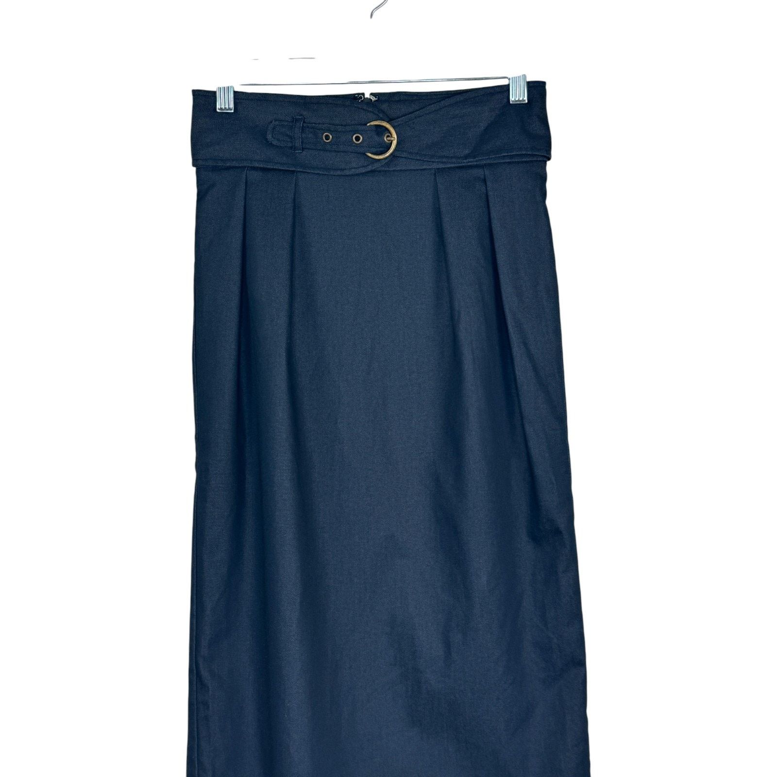 Worthington Worthington Women’s Dark Wash Belted Pencil Skirt Size 4 Size 27" / US 4 / IT 40 - 2 Thumbnail