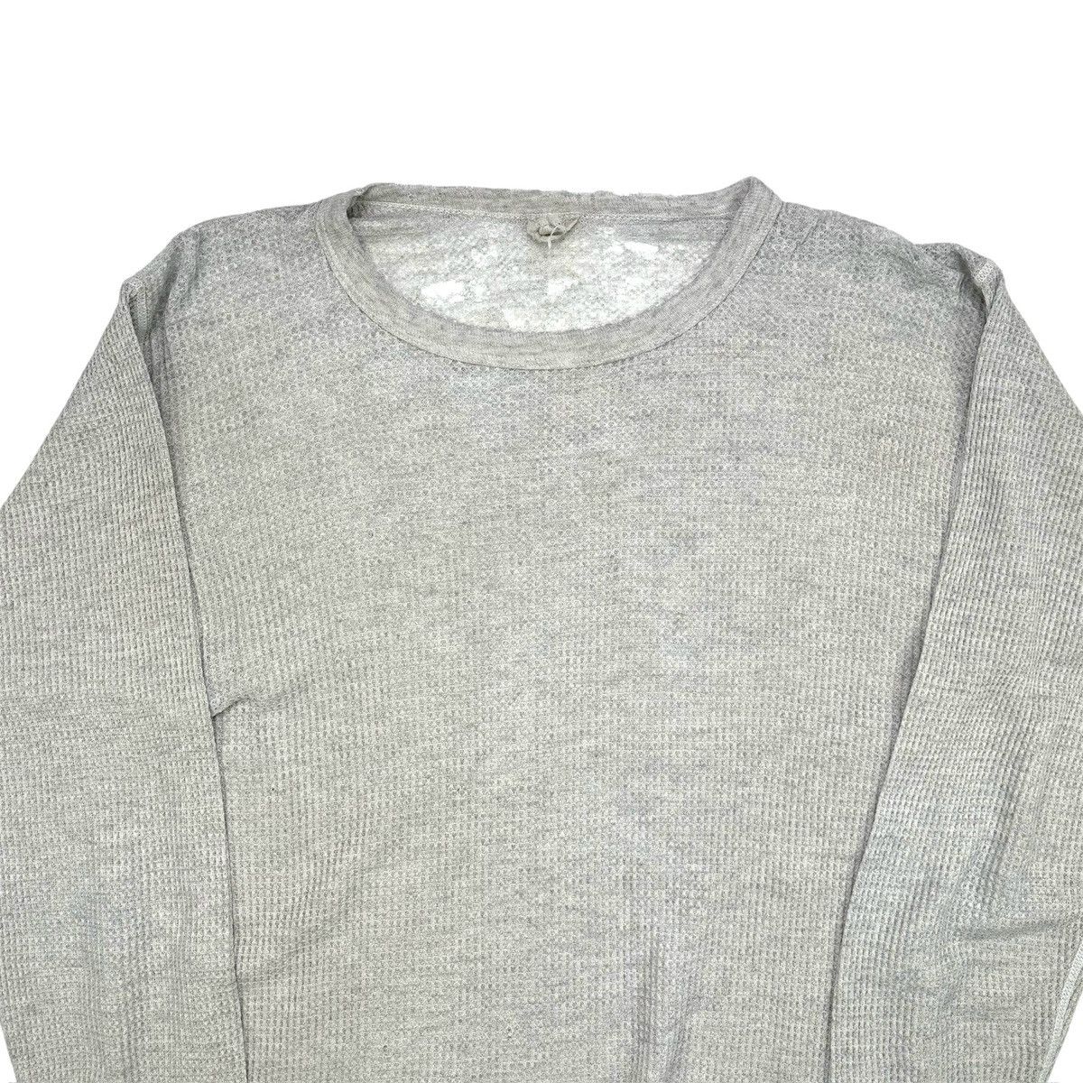 Vintage VINTAGE 70'S THRASHED FADED GRAY THERMAL Size US XL / EU 56 / 4 - 4 Thumbnail
