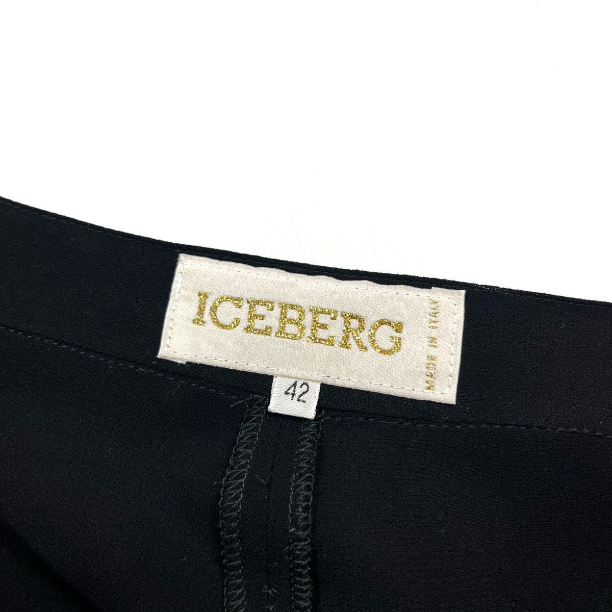 Iceberg ICEBERG Ruffle Trim Leg Pants Trousers 100% Viscose Size 42 Size 28" / US 6 / IT 42 - 8 Thumbnail