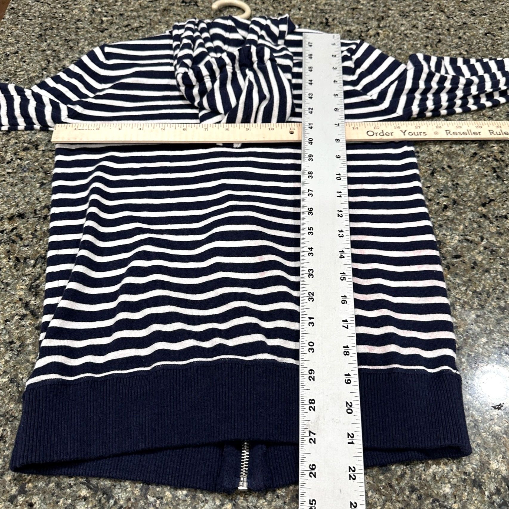 Michael Kors VINTAGE Michael Kors Hoodie Jacket Women S Blue White Pink Striped Hooded Full Zip Pockets Mid-Length Casual 2020s Womens Size S / US 4 / IT 40 - 4 Thumbnail