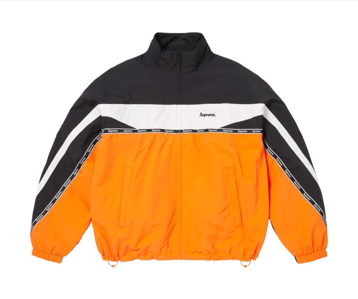 Supreme Supreme Logo Taping Track Jacket Orange ( M ) SS26 Size US M / EU 48-50 / 2 - 1 Thumbnail