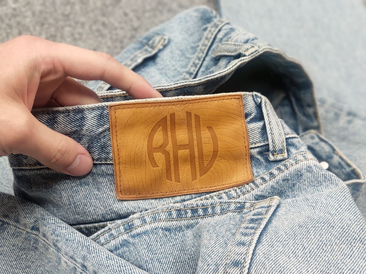 Rhude Zara Rhuigi RHUDE Design Baggy Relaxed Fit men's Mom Jeans Size US 34 / EU 50 - 18 Thumbnail