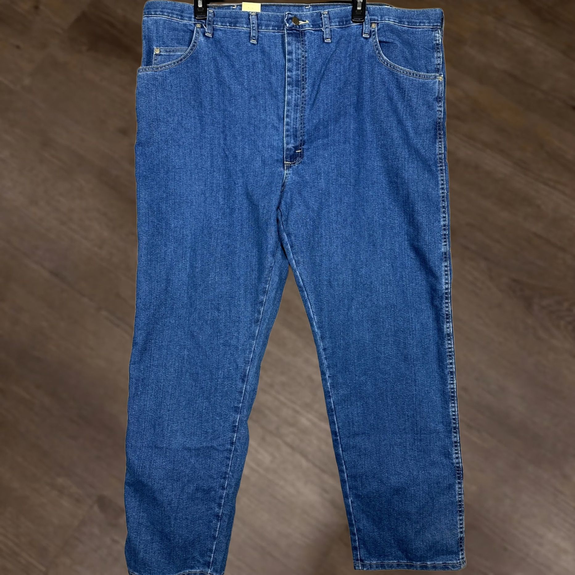 Wrangler VINTAGE- no, actually not vintage. Wrangler Jeans Mens 50x32 Blue Relaxed Fit Straight 5-Pocket Denim Casual Mens Size US 34 / EU 50 - 1 Thumbnail