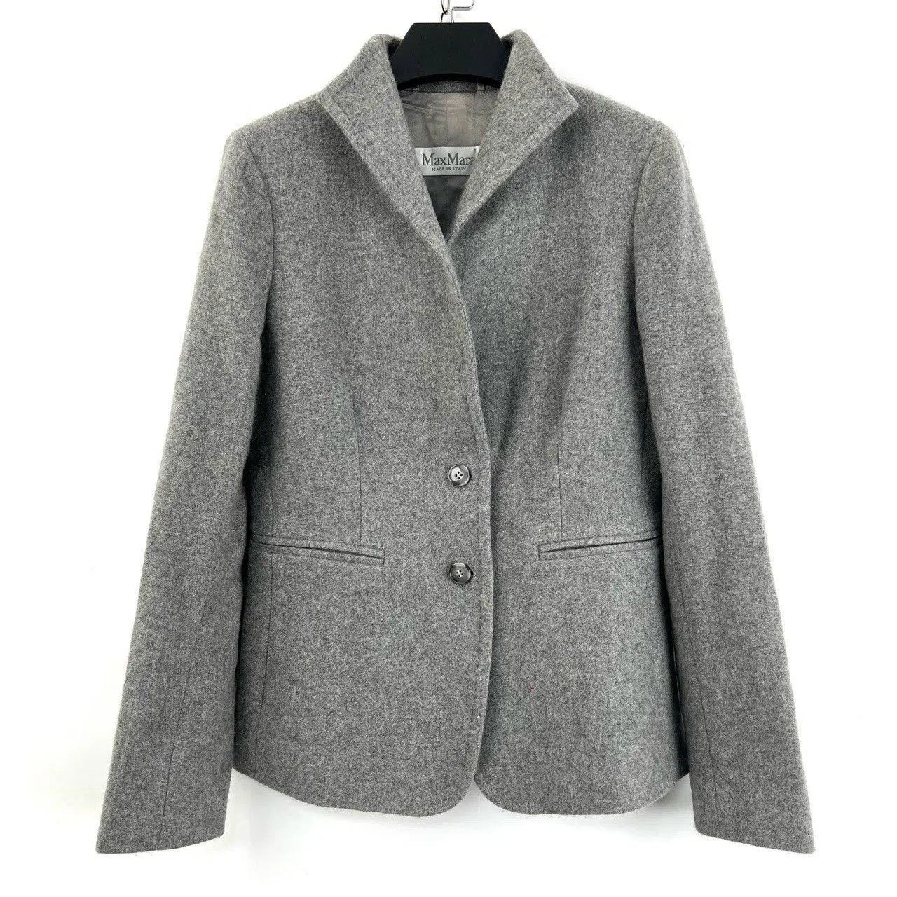 Max Mara Max Mara Gray Cashmere Blazer. Size M / US 6-8 / IT 42-44 - 1 Thumbnail